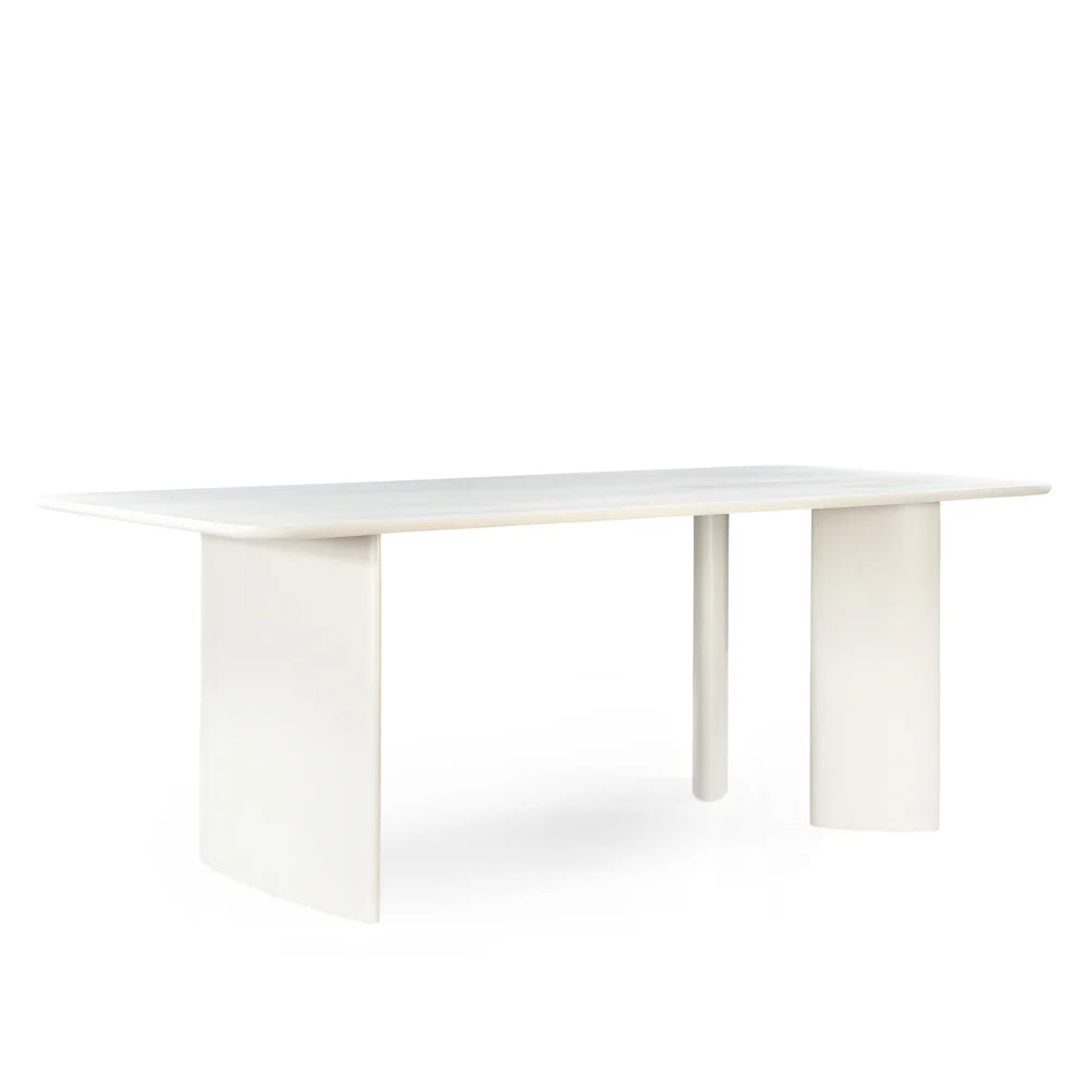 Eettafel Jade Recht wit