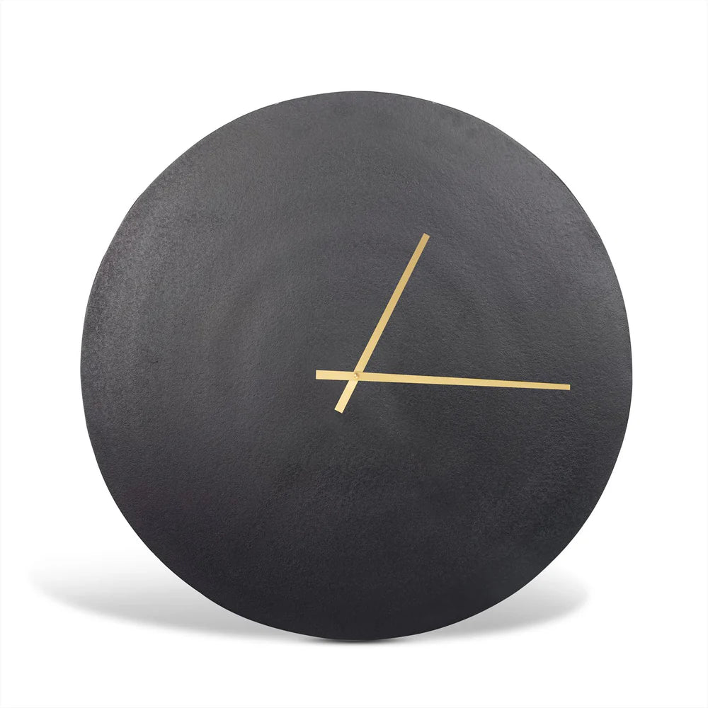 Wandklok groot zwart